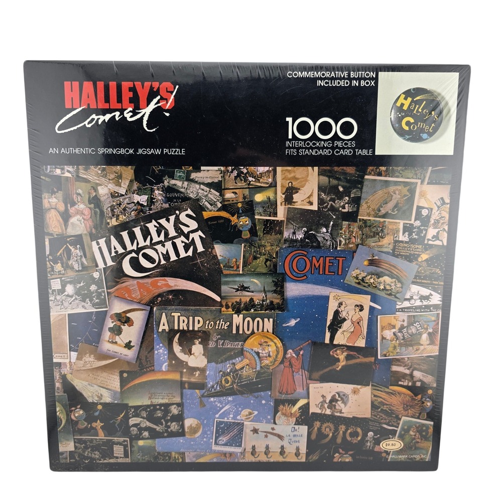 Springbok Halley's Comet 1000 Piece Jigsaw Puzzle Vintage 1000pc Multi NEW
